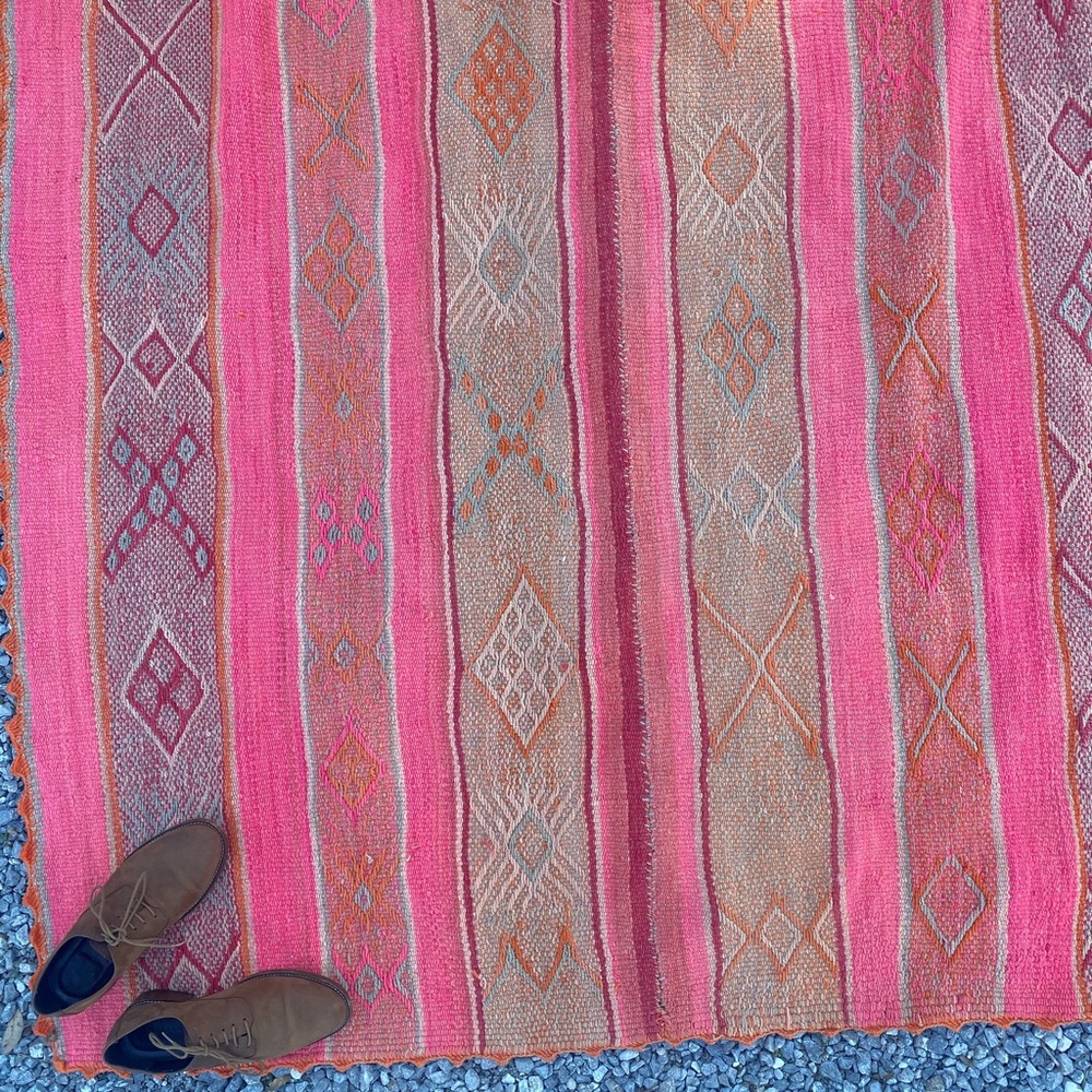 beautiful handwoven Peruvian rug / blanket